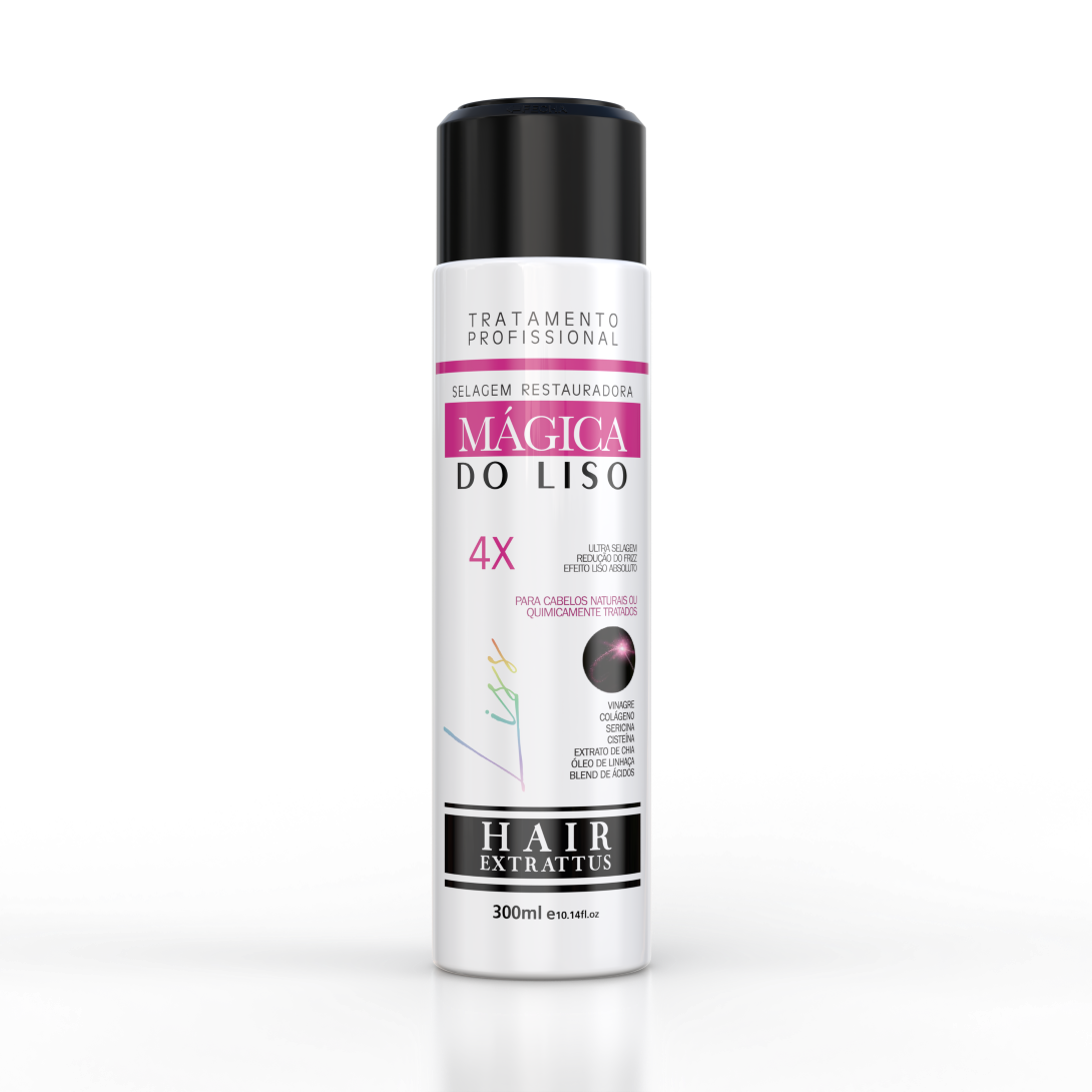 Mágica do Liso Gloss Selagem Restauradora 300ml Hair Extrattus